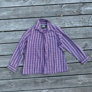 Cabela's Purple‎ Plaid Casual Button Down Shirt